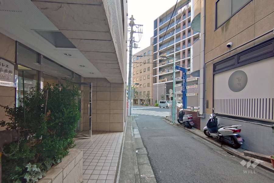 敷地の西側道路