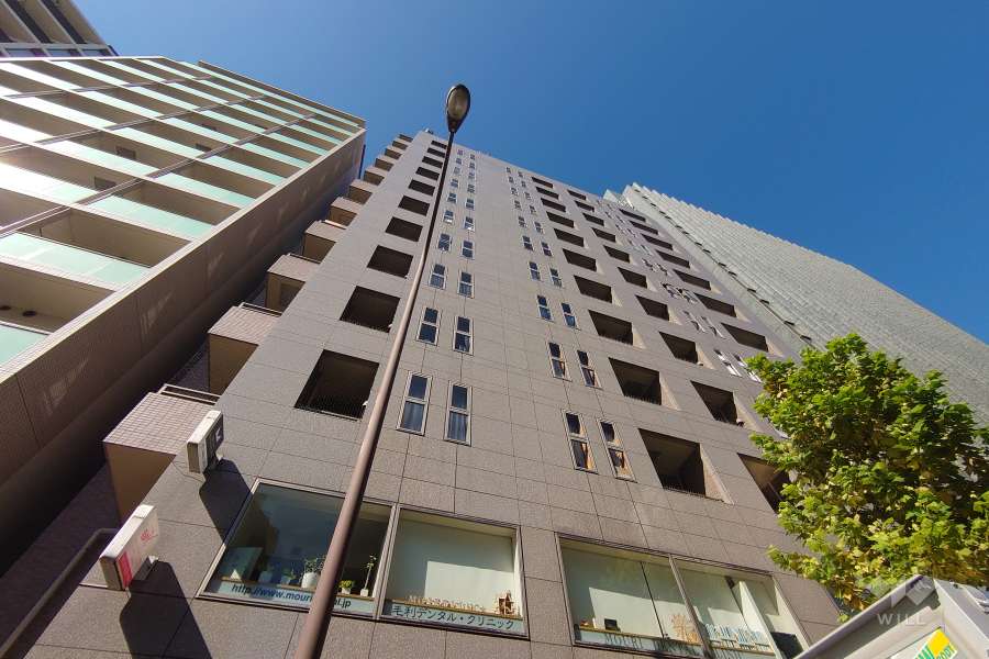 サンパティーク広尾の外観（南東側から）