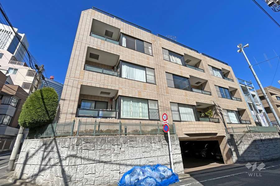 ルシック参宮橋の外観（南西側から）