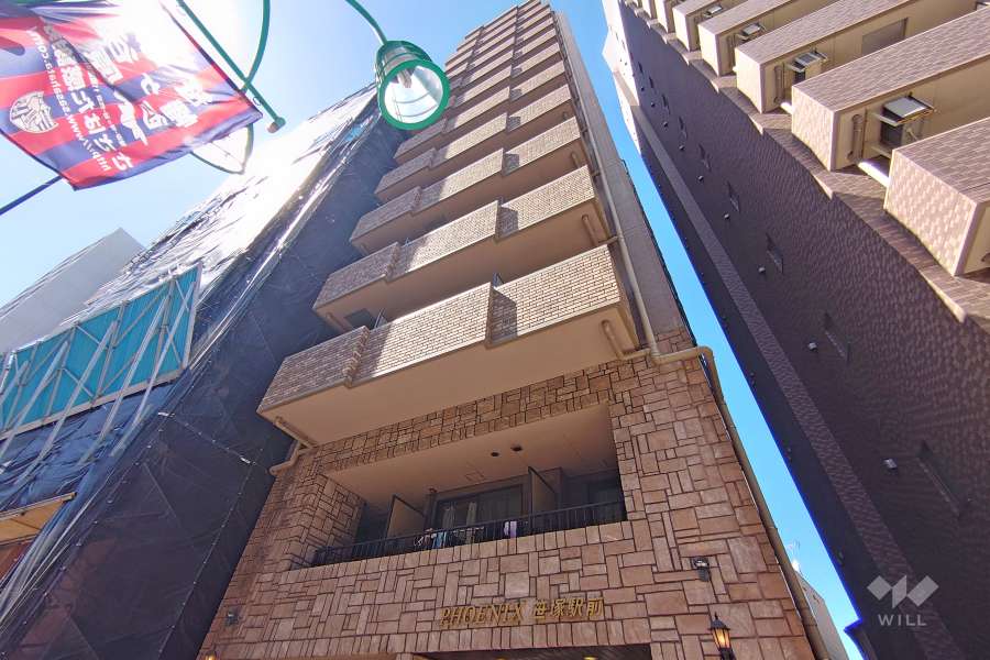 フェニックス笹塚駅前の外観（南東側から）