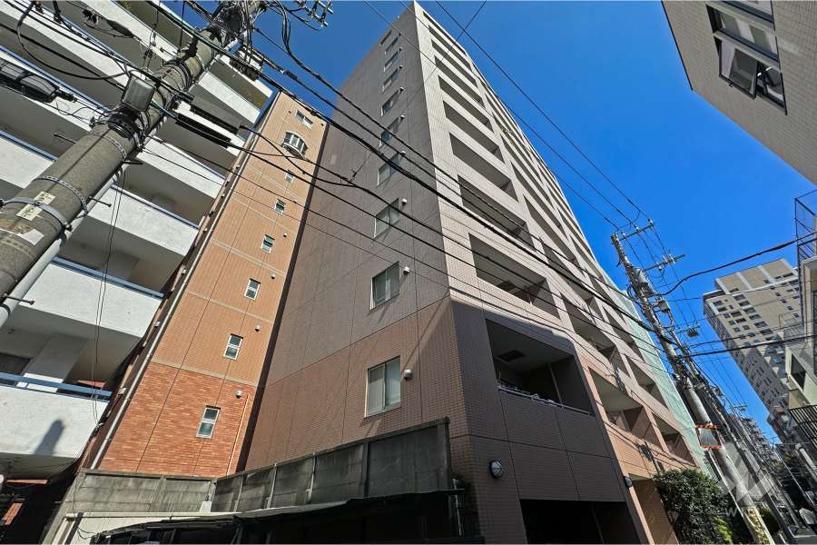 プライブ恵比寿の外観（南西側から）
