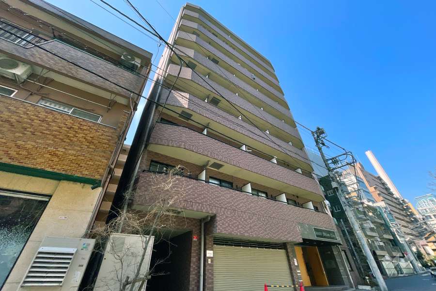 サンテミリオン恵比寿の外観（南東側から）