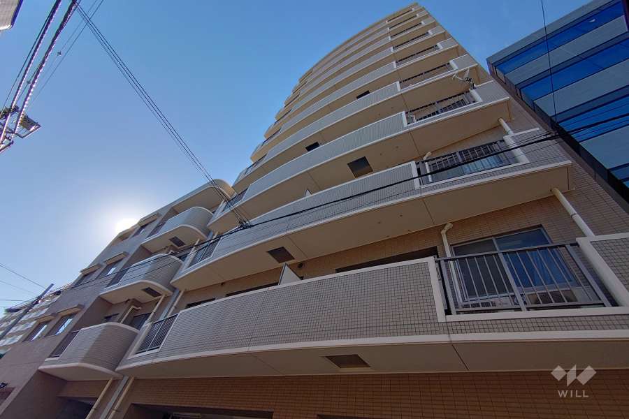 デュオスカーラ笹塚の外観（南東側から）