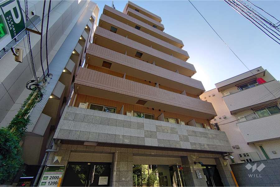 パレステュディオ南青山の外観（北東側から）