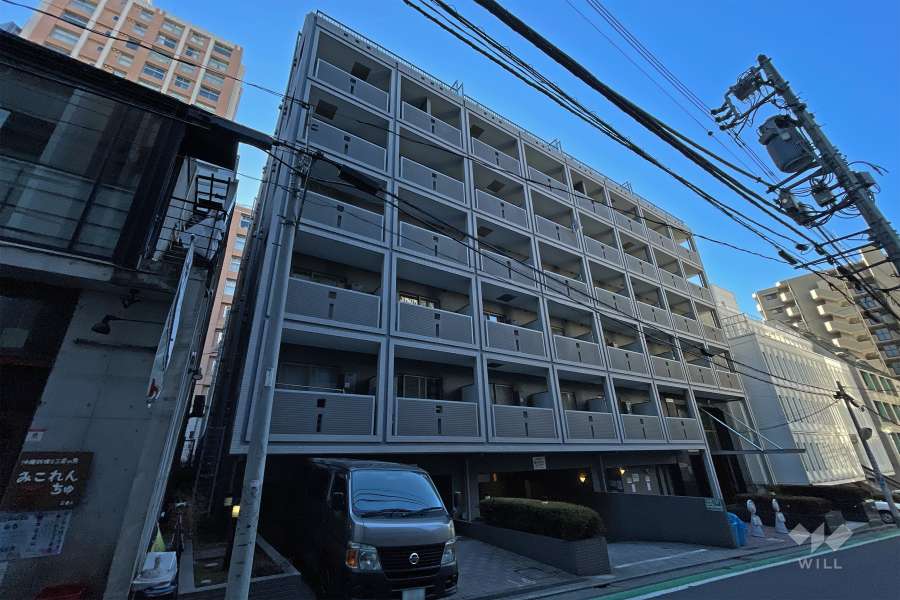 パレステュディオ代々木の外観（南東側から）