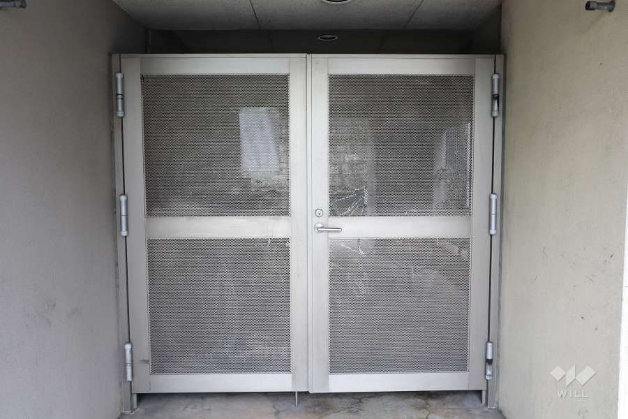 駐輪場の出入り口