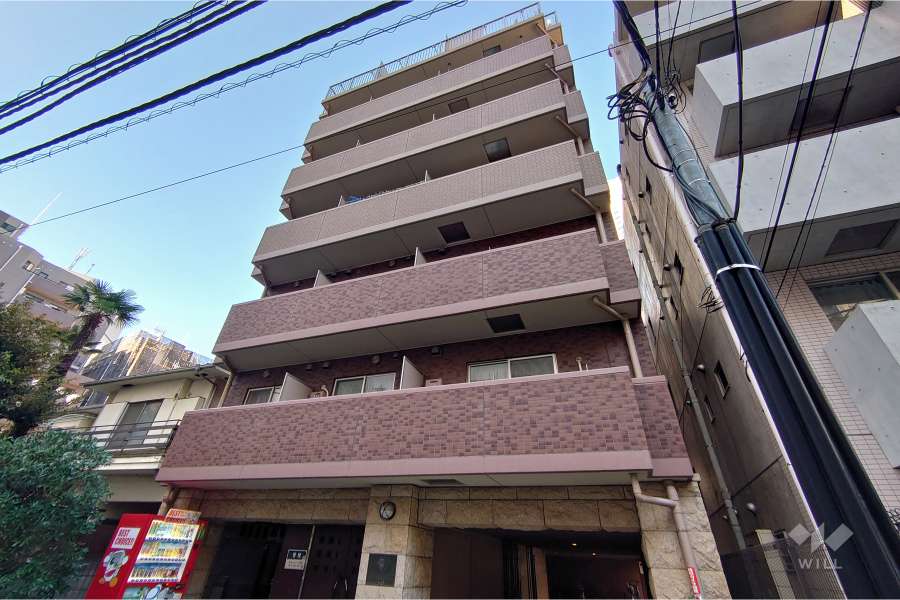 メインステージ広尾の外観（南東側から）
