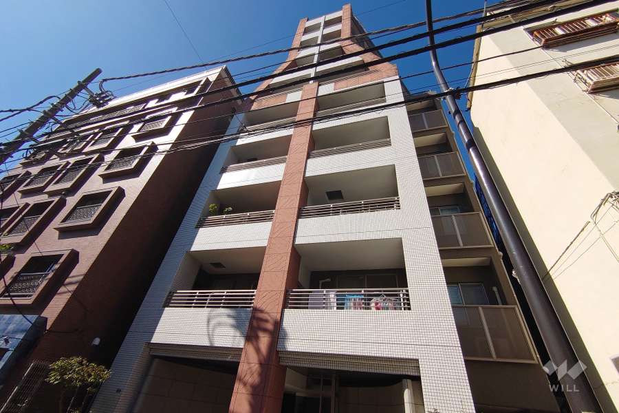 ザパームス代々木上原ヒルテラスの外観（南東側から）