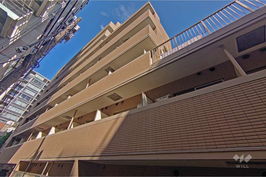 パレステュディオ渋谷イーストの外観（南東側から）