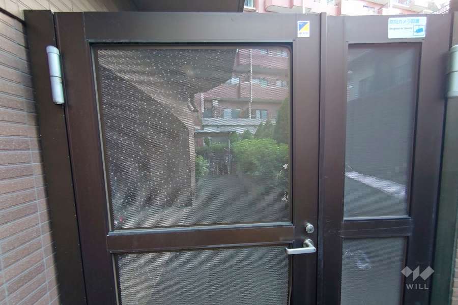 駐輪場の出入り口