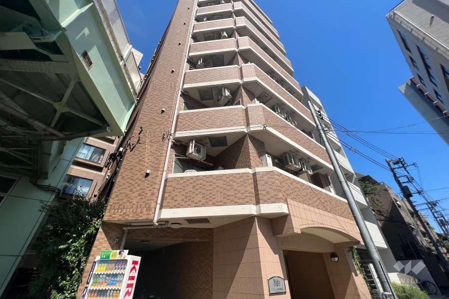 プレール渋谷松濤の外観（西側から）