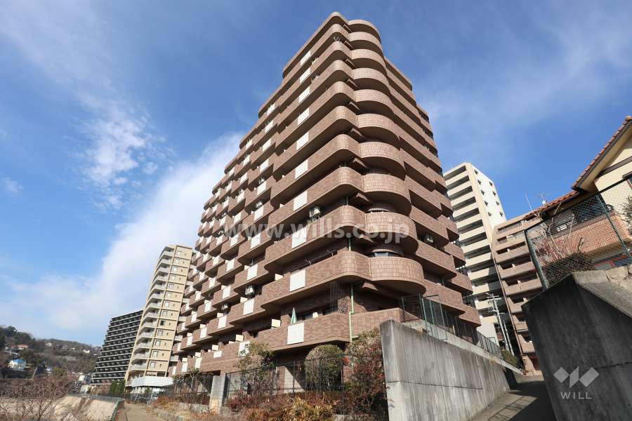 グリーンエクセル宝塚の外観（南東側から）
