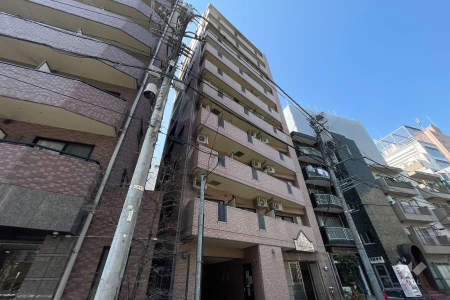 ヴェルステージ恵比寿の外観(南東側から）