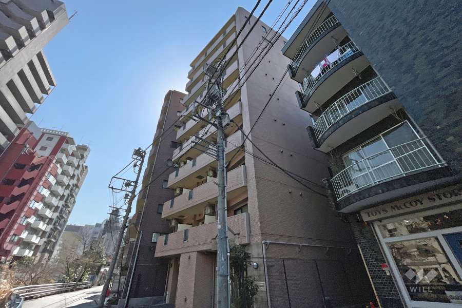 ヴェルステージ恵比寿の外観（北東側から）