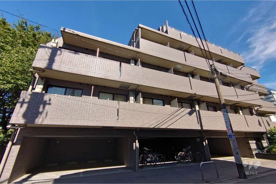 ルーブル笹塚弐番館の外観（北西側から）