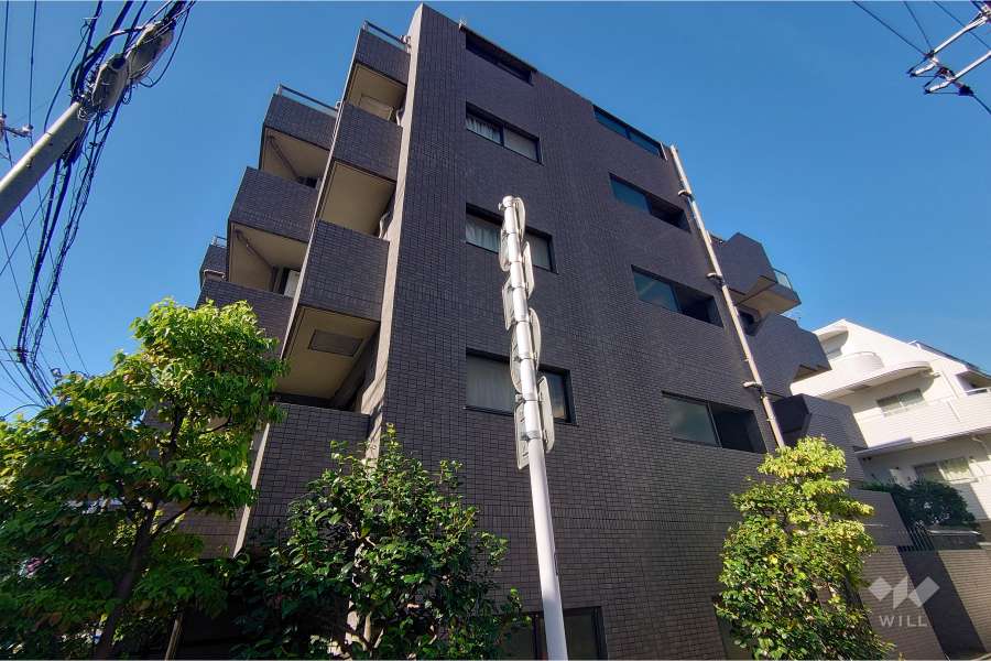 ルーブル笹塚弐番館の外観（南西側から）