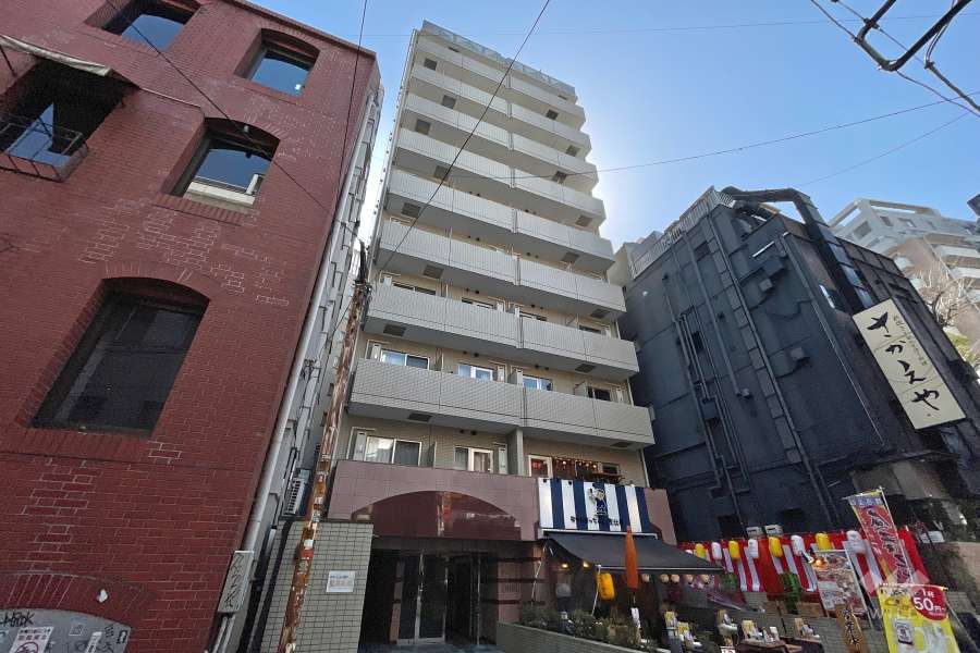 ステージファースト恵比寿の外観（北側から）