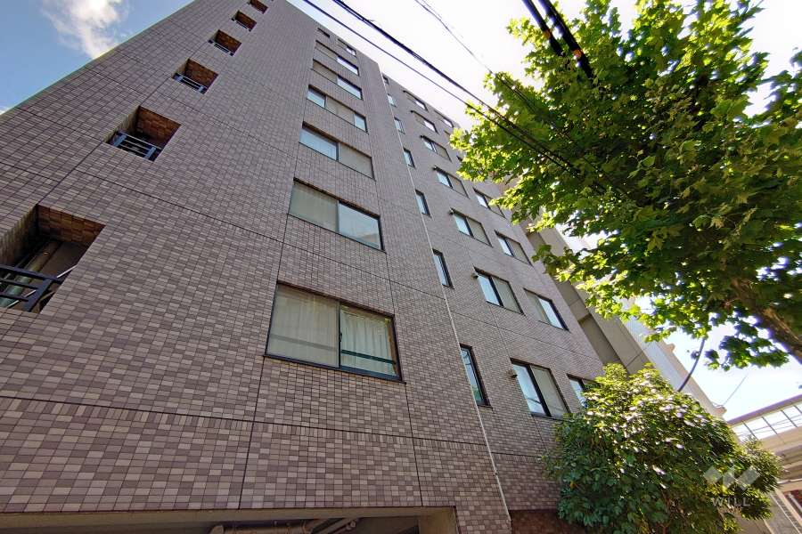 ザパームス代々木三丁目の外観（北側から）