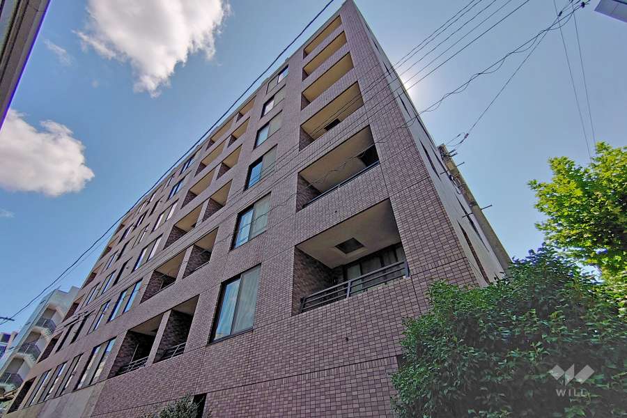 ザパームス代々木三丁目の外観（北西側から）