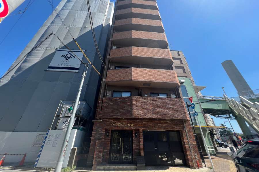 マンションの外観（北西側から）