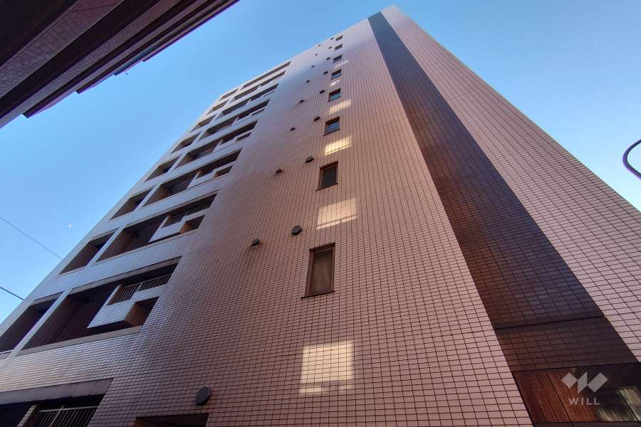 シンシアフォーディ幡ヶ谷の外観（北東側から）