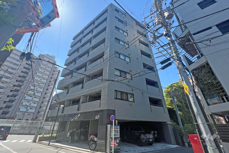 クレアシオン渋谷神山町の外観（南東側から）