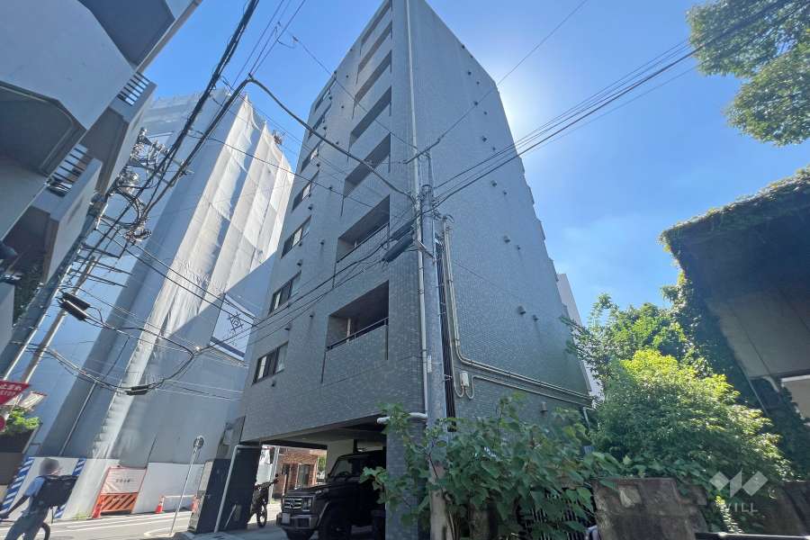 クレアシオン渋谷神山町の外観（北東側から）