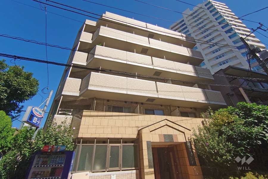 パークウェル渋谷本町の外観（北西側から）