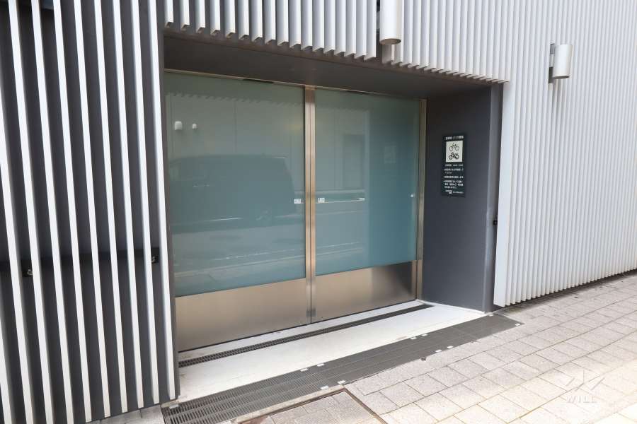 駐輪場の出入り口