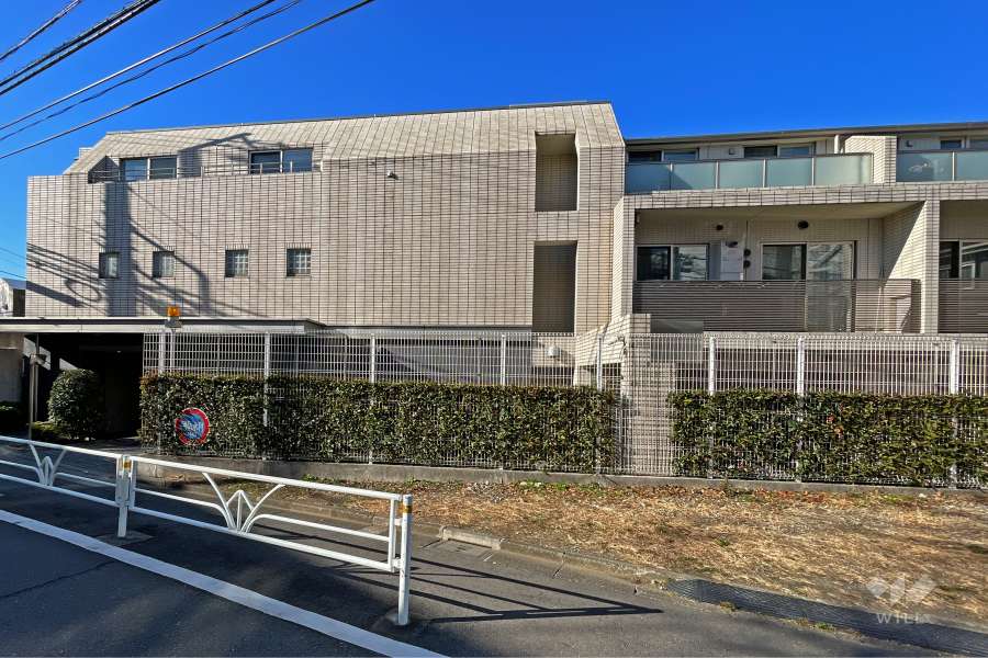 パークハウス恵比寿イーストヒルの外観(北東側から)