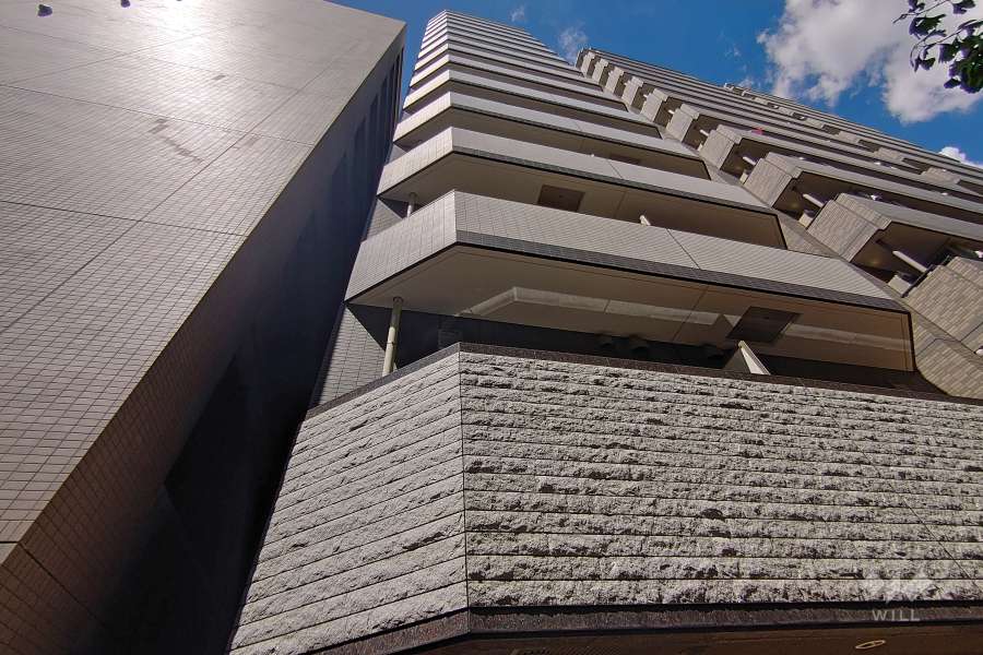 ガーラシティ渋谷幡ヶ谷の外観（南西側から）