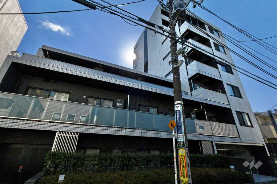 パークレーン渋谷本町の外観（南側から）