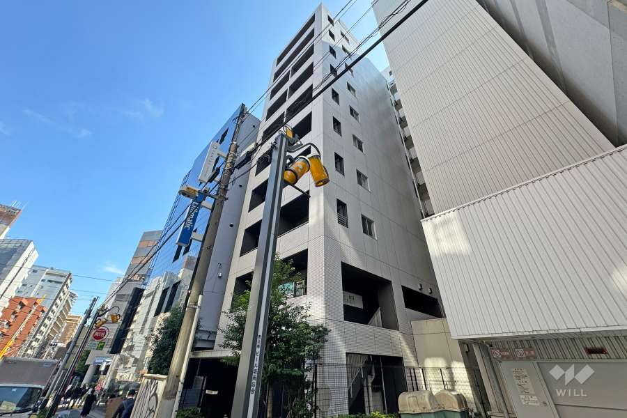 クレヴィア恵比寿の外観（北西側から）