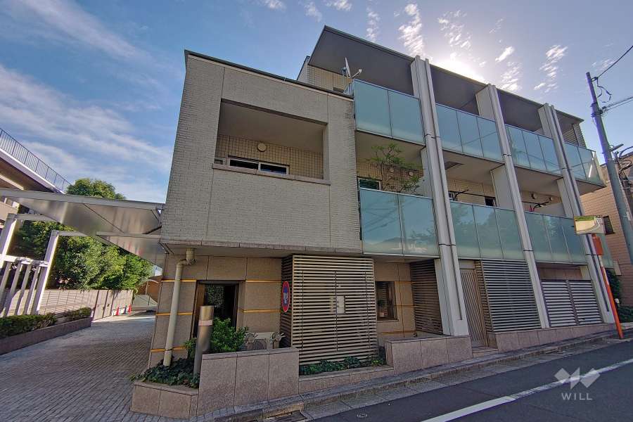 エクティ神山町の外観（北西側から）