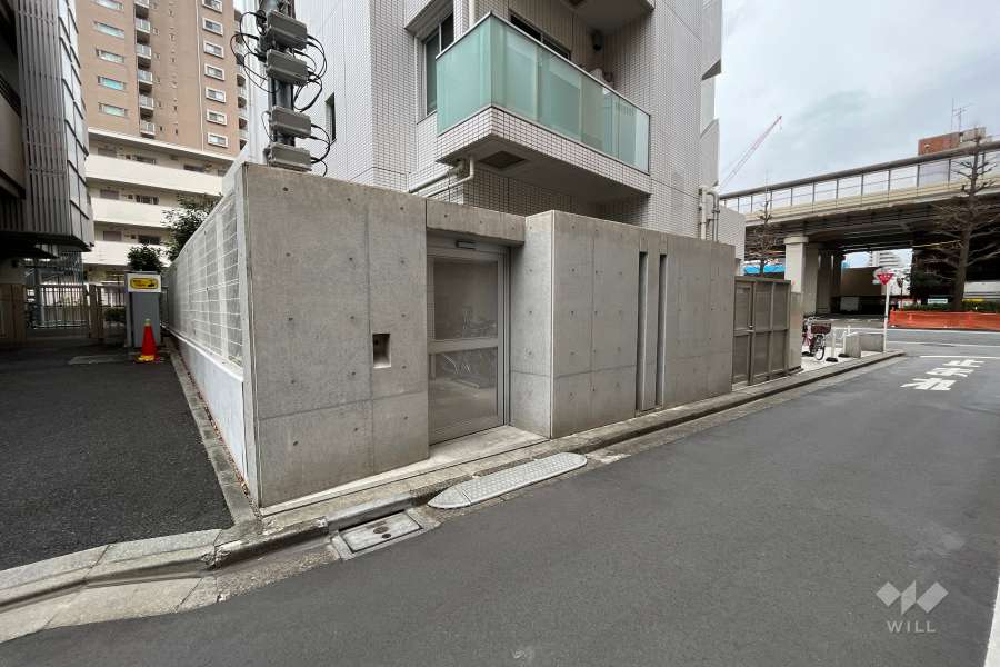 駐輪場の出入り口