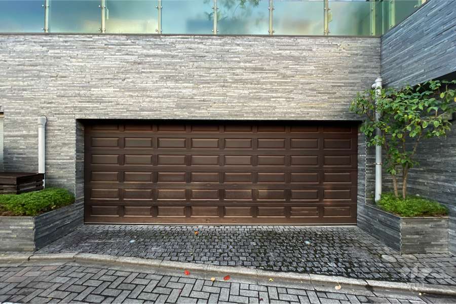 駐車場の出入り口