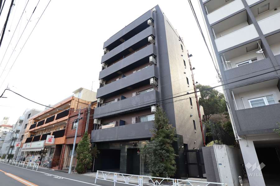 ジェイパレス代々木八幡の外観（北側から）