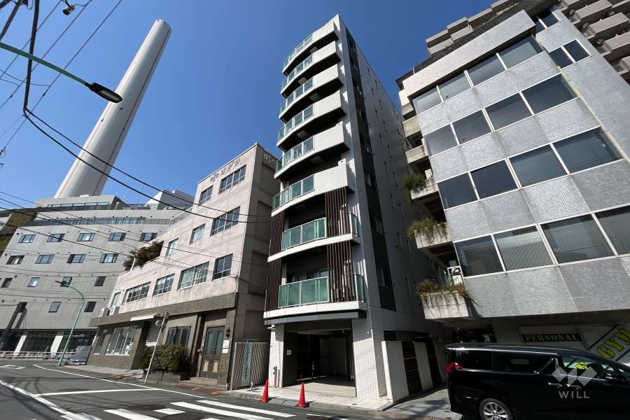 マンションの外観（南東側から）
