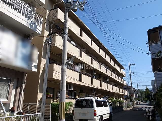 ろうきん尼崎若王寺コーポの外観（南西側から）