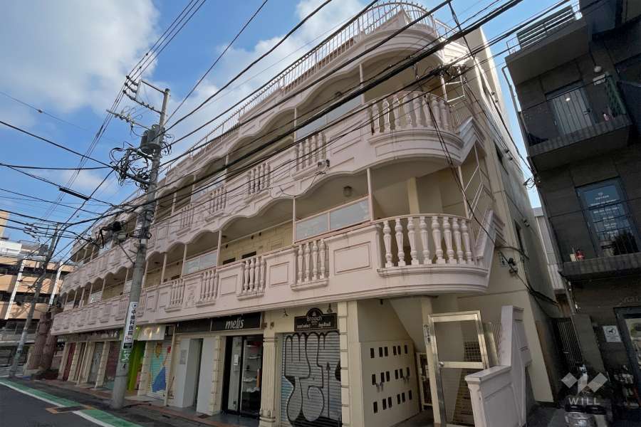 キャッスルマンション代官山の外観（西側から）