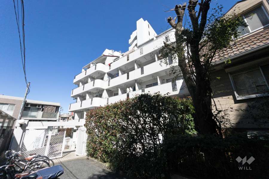 クリスタル初台パート１の外観（南東画から）