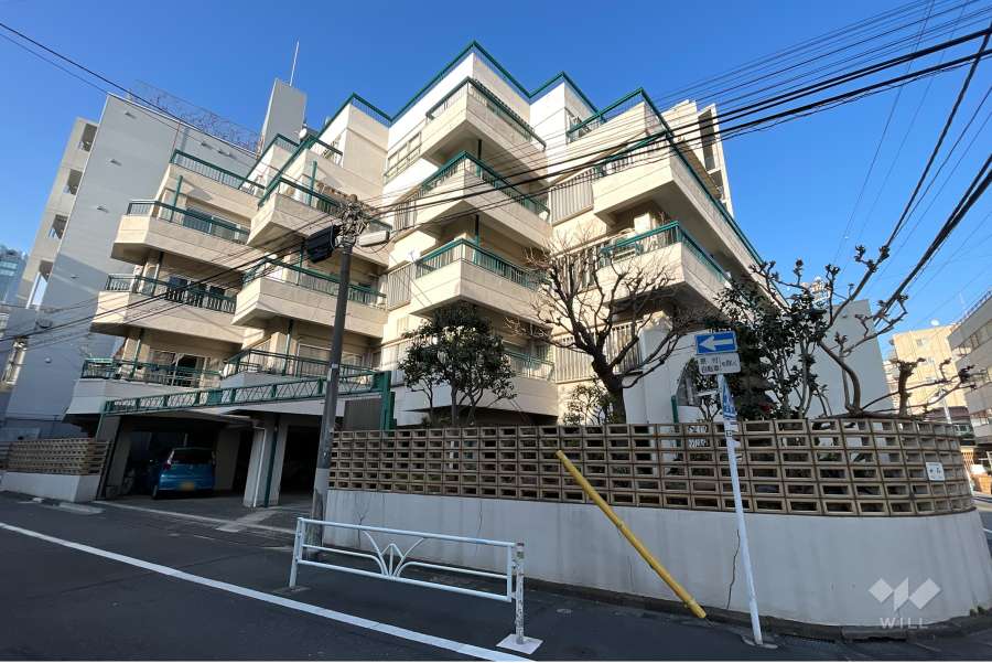 さくらマンションの外観（南西側から）
