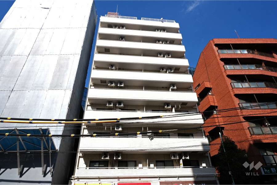 シルバープラザ恵比寿の外観（南側から）