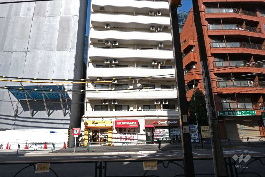 シルバープラザ恵比寿の外観（南側から）