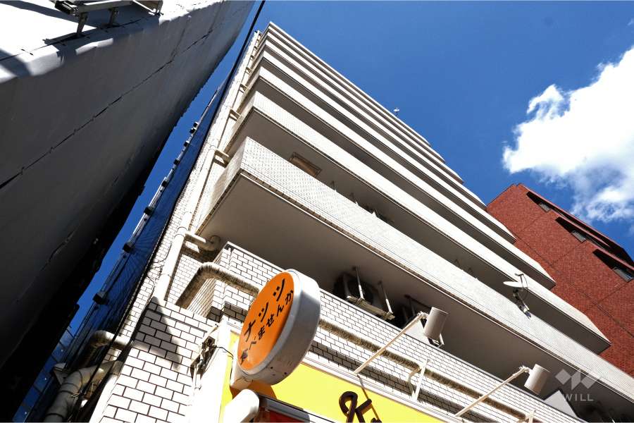 シルバープラザ恵比寿の外観（南西側から）