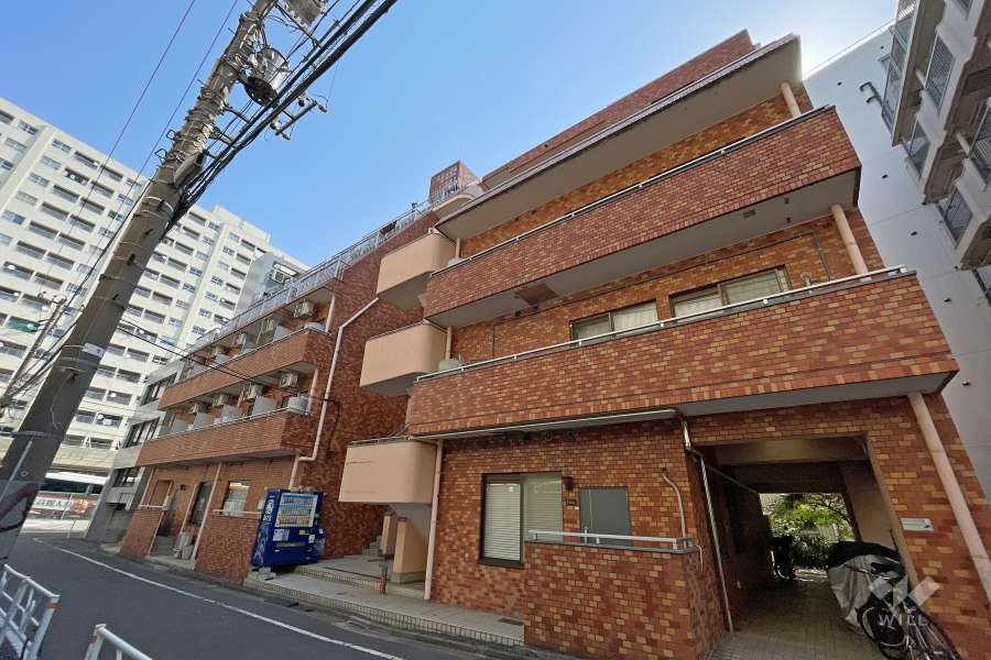 ペガサスマンション恵比寿の外観(北西側から）