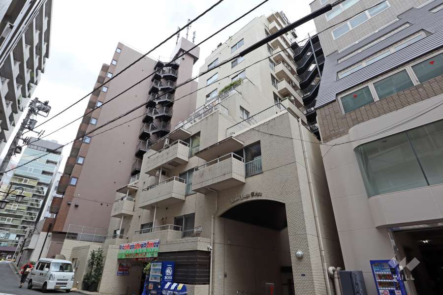 ライオンズプラザ恵比寿の外観(北側から)