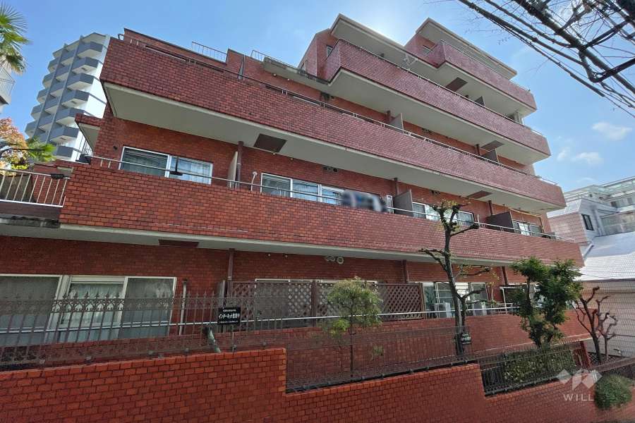 ライオンズマンション広尾第2の外観（北西側から）