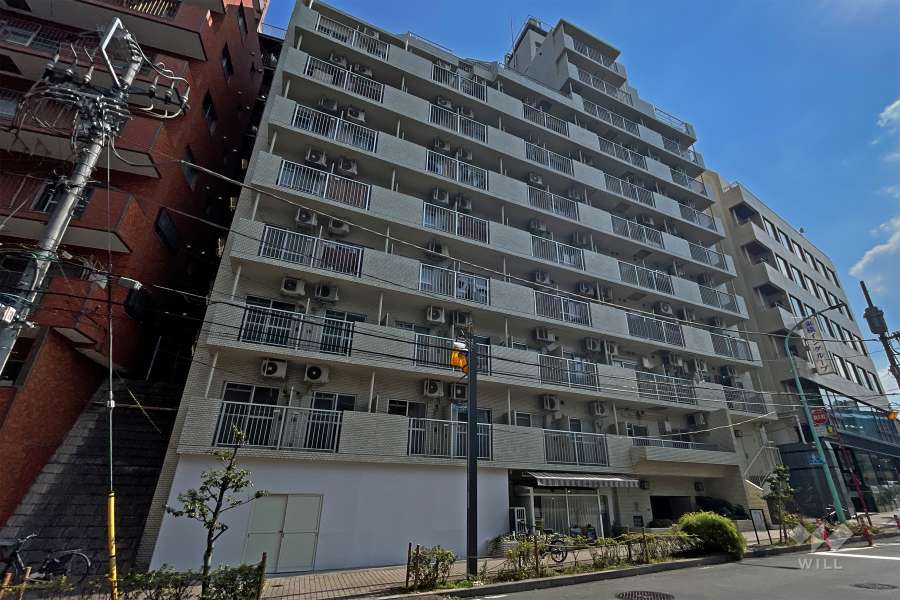 ルイシャトレ恵比寿の外観（北西側から）