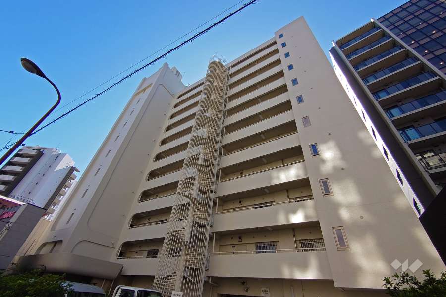 伊達坂ハイツの外観（北西側から）